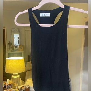 Racerback cropped tank